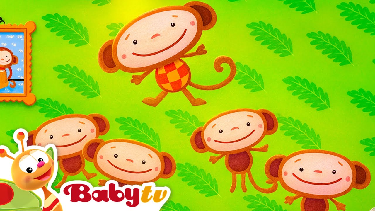 Five Little Monkeys Jumping on the Bed | Fun Counting Song for Toddlers