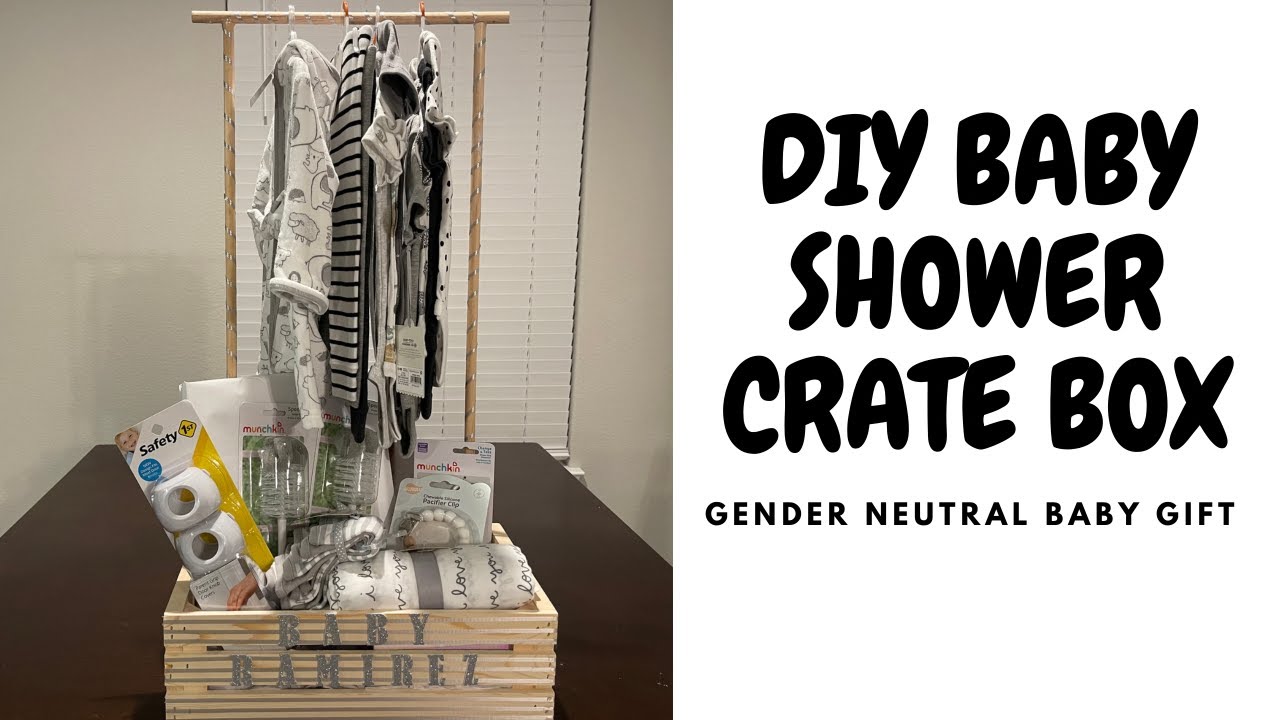 BABY SHOWER CRATE BOX | Gender Neutral Gift|