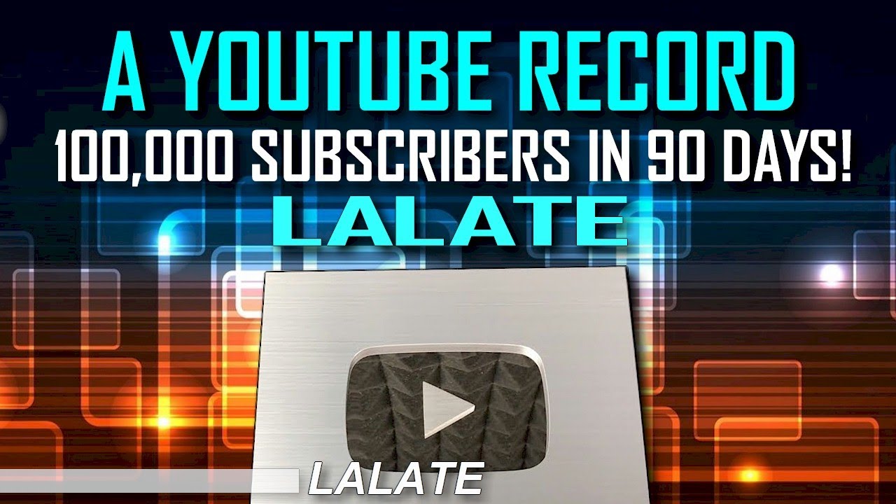 SECOND STIMULUS CHECK Second Stimulus Package LALATE SETS YOUTUBE RECORD 100K SUBSCRIBERS IN 90 DAYS