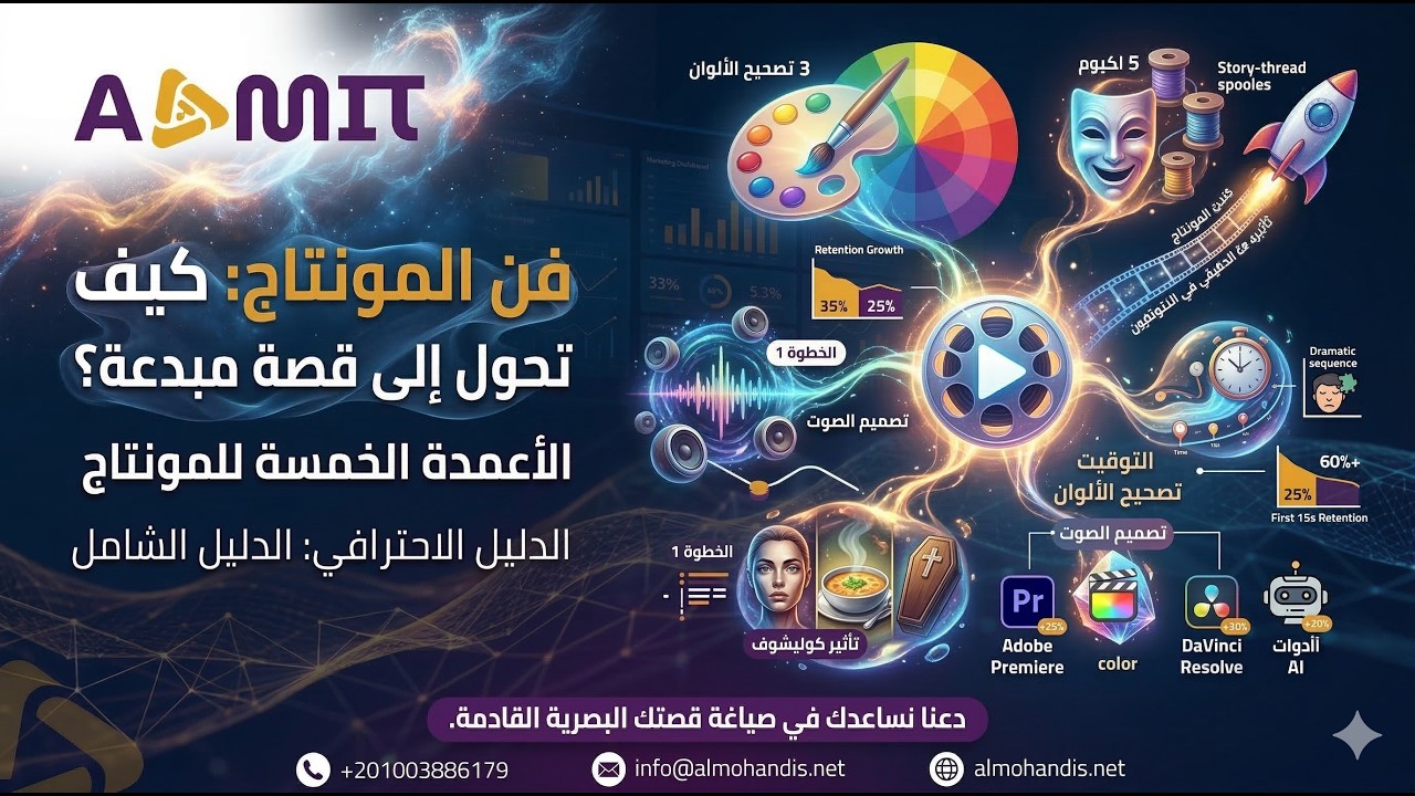 سر الفيديوهات الناجحة؟ المونتاج وصناعة القصة المؤثرة #ADMITCompany