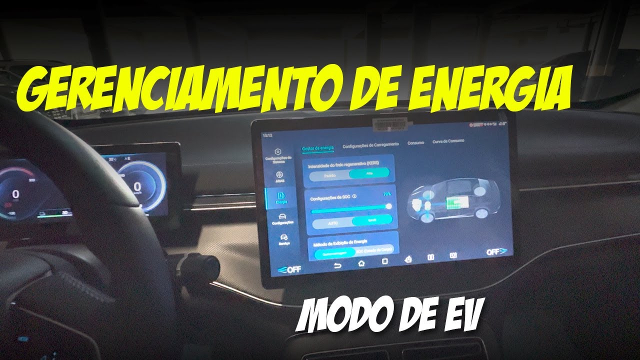 MODO EV Como Gerenciar as Configurações da bateria - BYD KING GL  DM-i