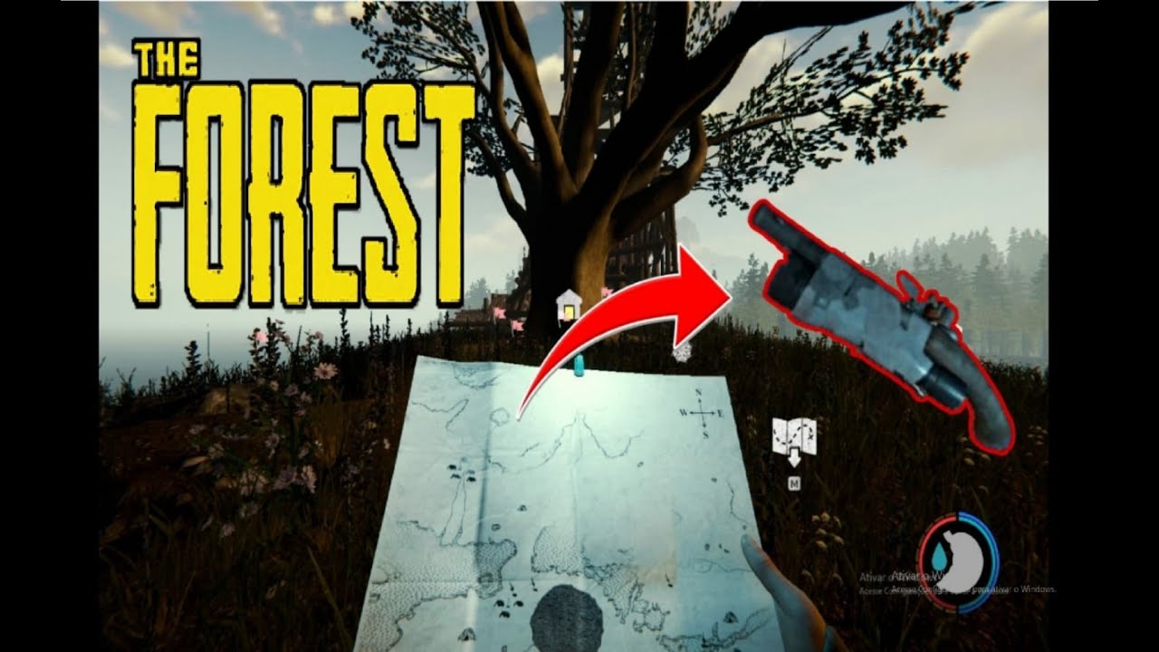 The Forest - 🔥Localização De Todas As Peças Da Arma 🔥