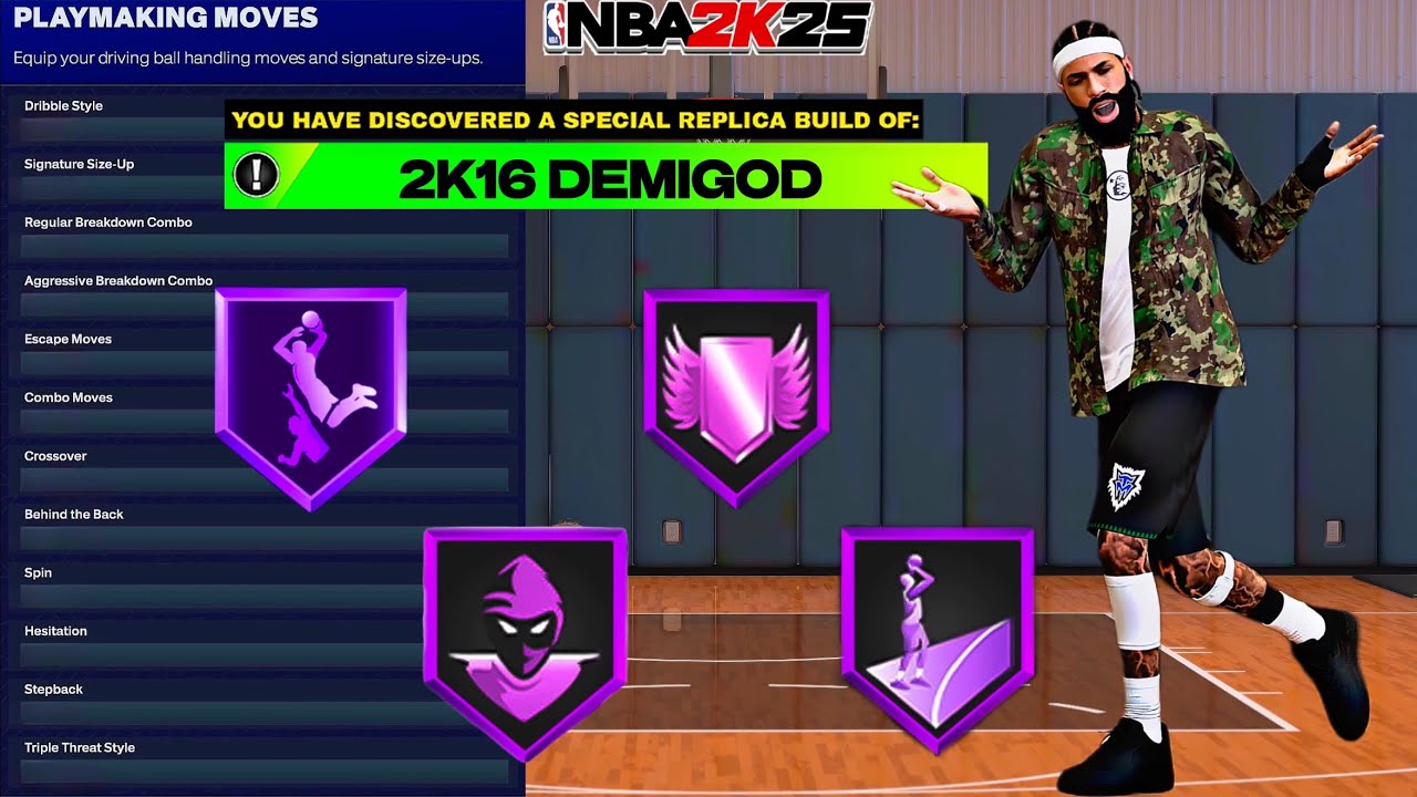BEST 6'10 DEMIGOD BUILD AND DRIBBLE MOVES YOU WILL EVER SEE!!!!