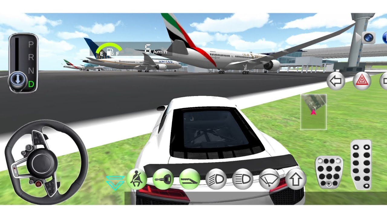 New Experience In Airport Car Driving 🚘3d Driving Class ||Car Game🚦
