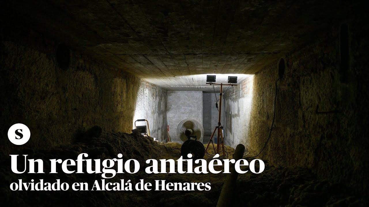 Un refugio antiaéreo olvidado en el centro de Alcalá de Henares