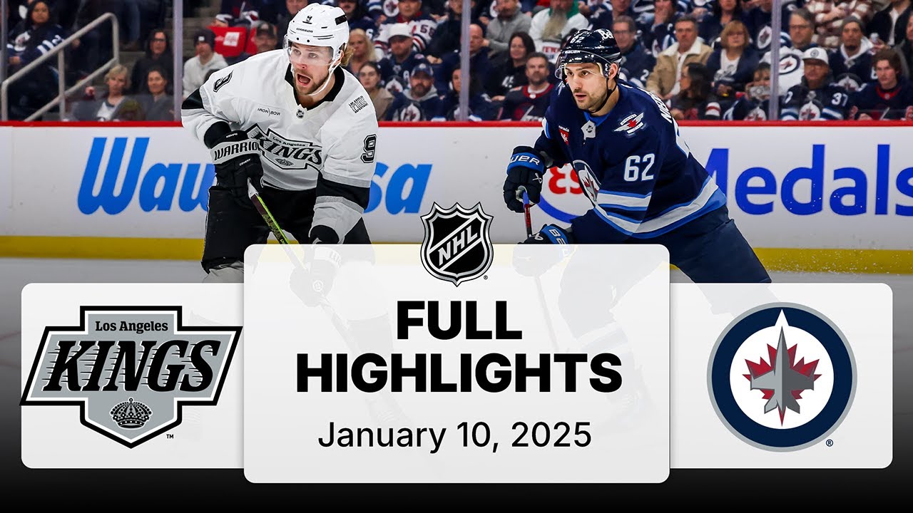 NHL Highlights | Kings vs. Jets | January 10, 2025
