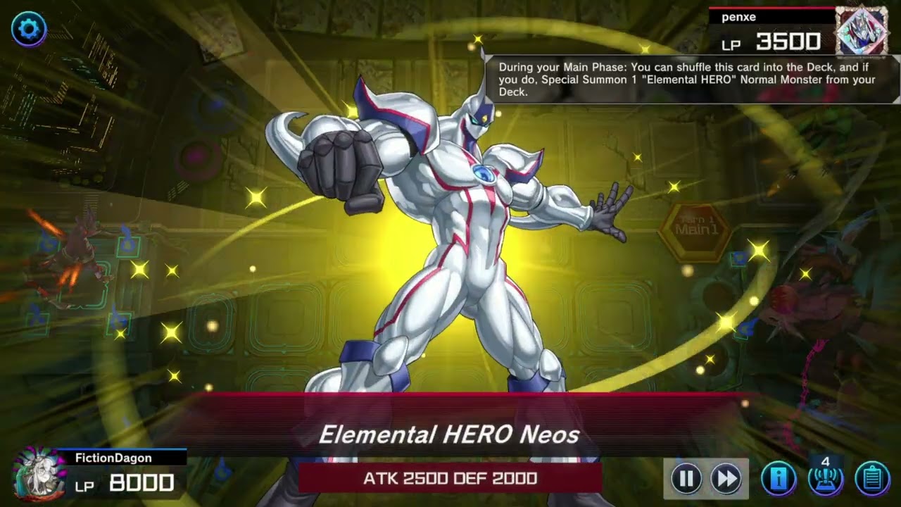 Gem-knight vs hero - Event fusion/synchro+