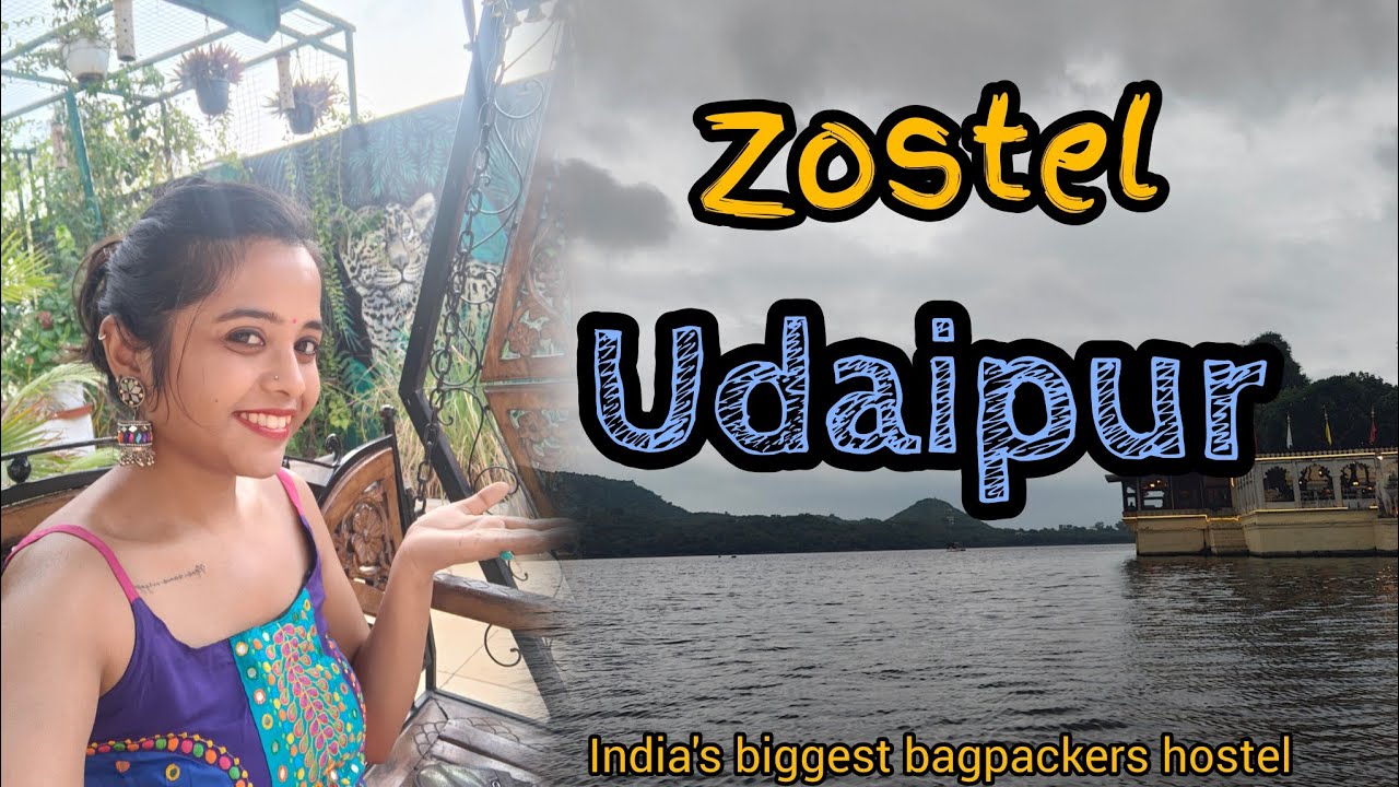 Inside India's Biggest Backpacker Hostel ZOSTEL | ft Udaipur