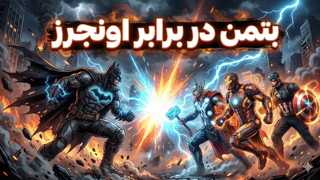 بتمن در برابر انتقام جویان batman vs avengers 