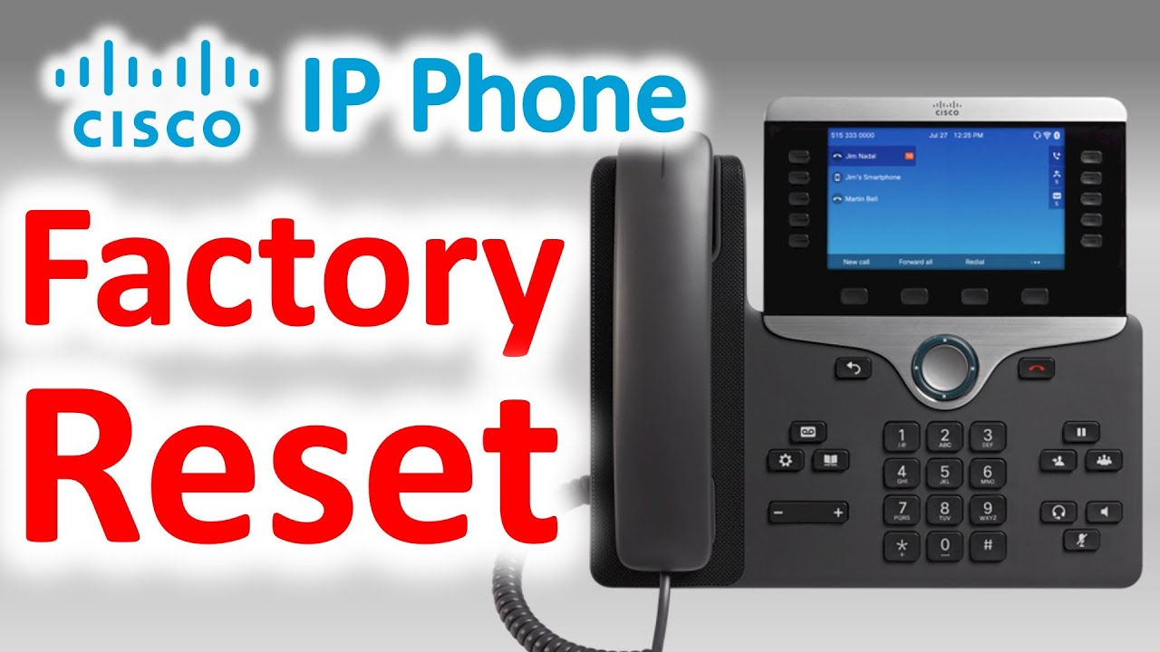 Как восстановить заводские настройки на IP-телефонах Cisco 8800 — Webex Calling