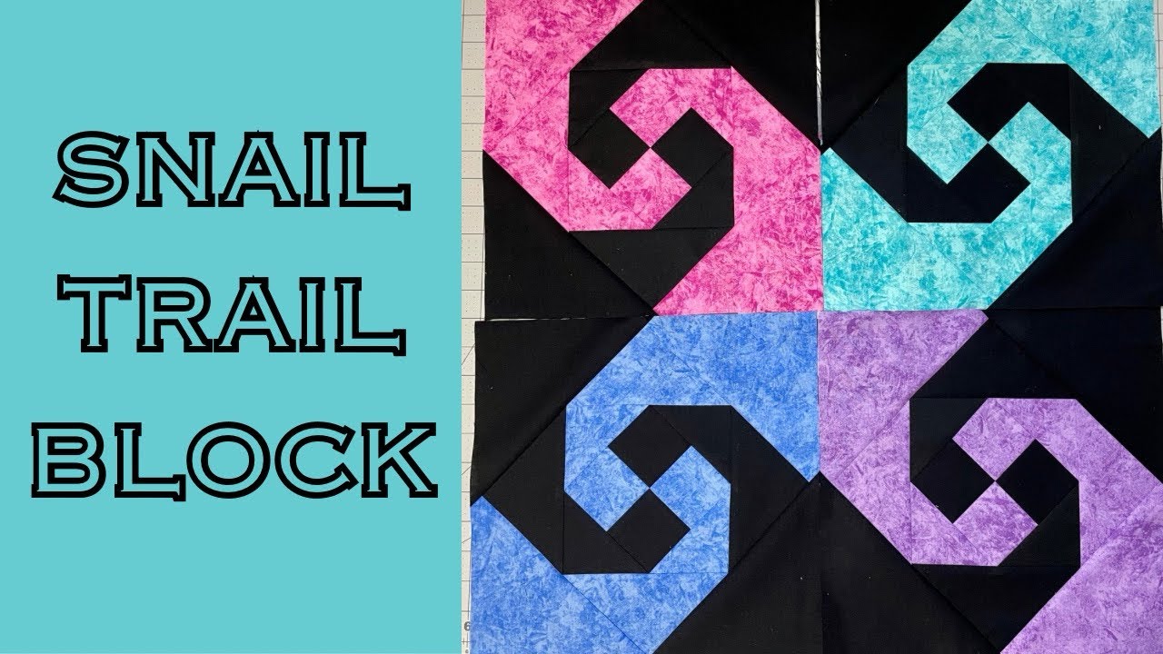 Snail Trail Quilt Block Tutorial!
