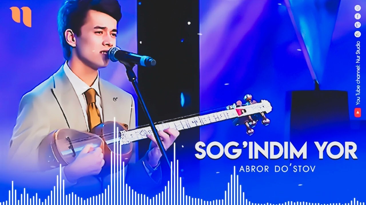 Abror Do'stov - Sog'indim yor (music version) @NurStudioMusic