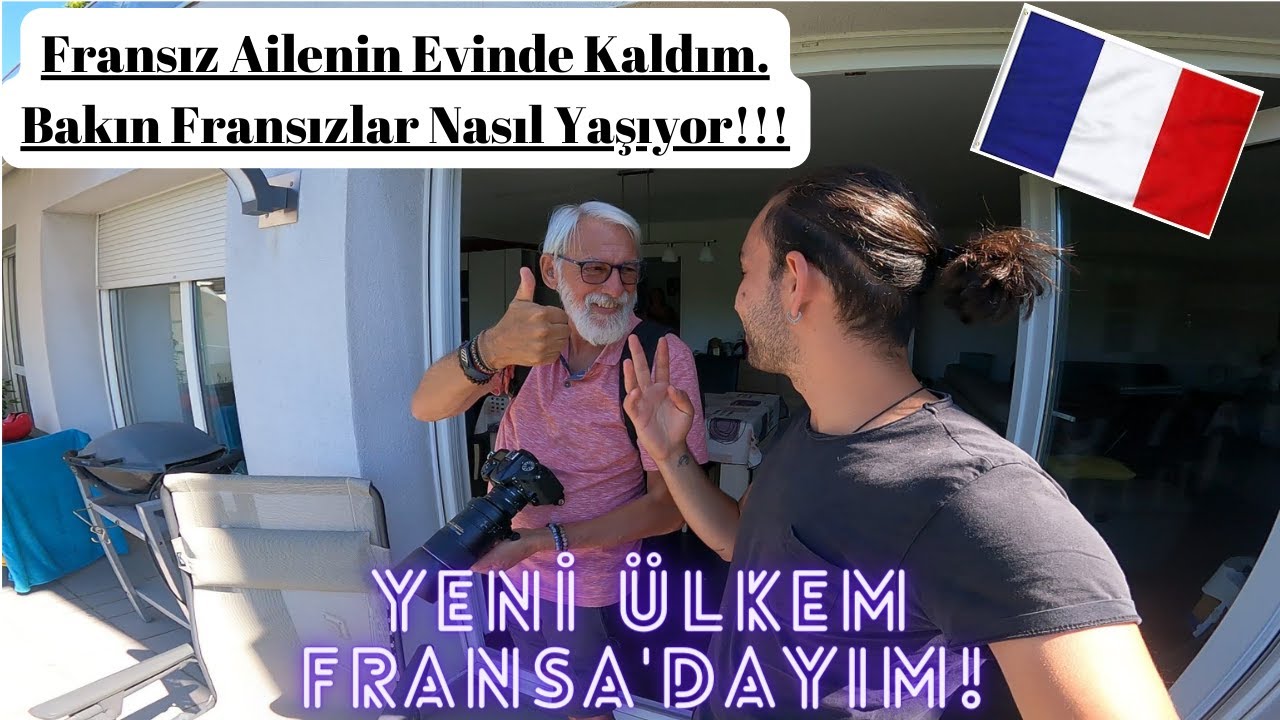 Yeni Ülkem Fransa'ya Geldim ve Fransız Ailenin Evinde Kaldım !!! #15