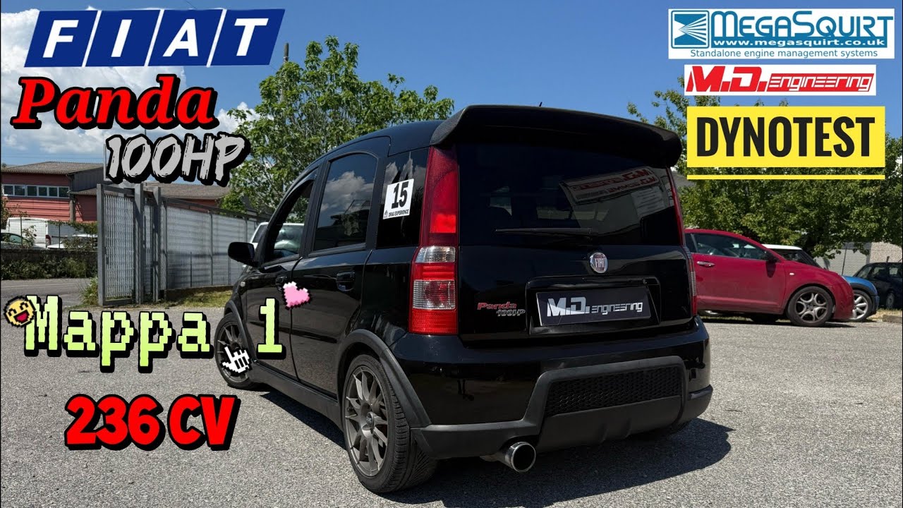 Panda 100Hp T-Jet - 236cv -M.D. Engineering - Mappa 1