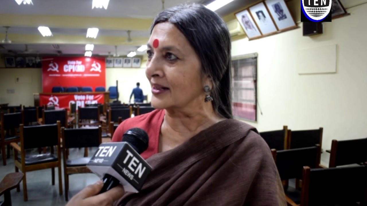 Brinda Karat speaks on privatization of education during CPI(M) election manifesto release