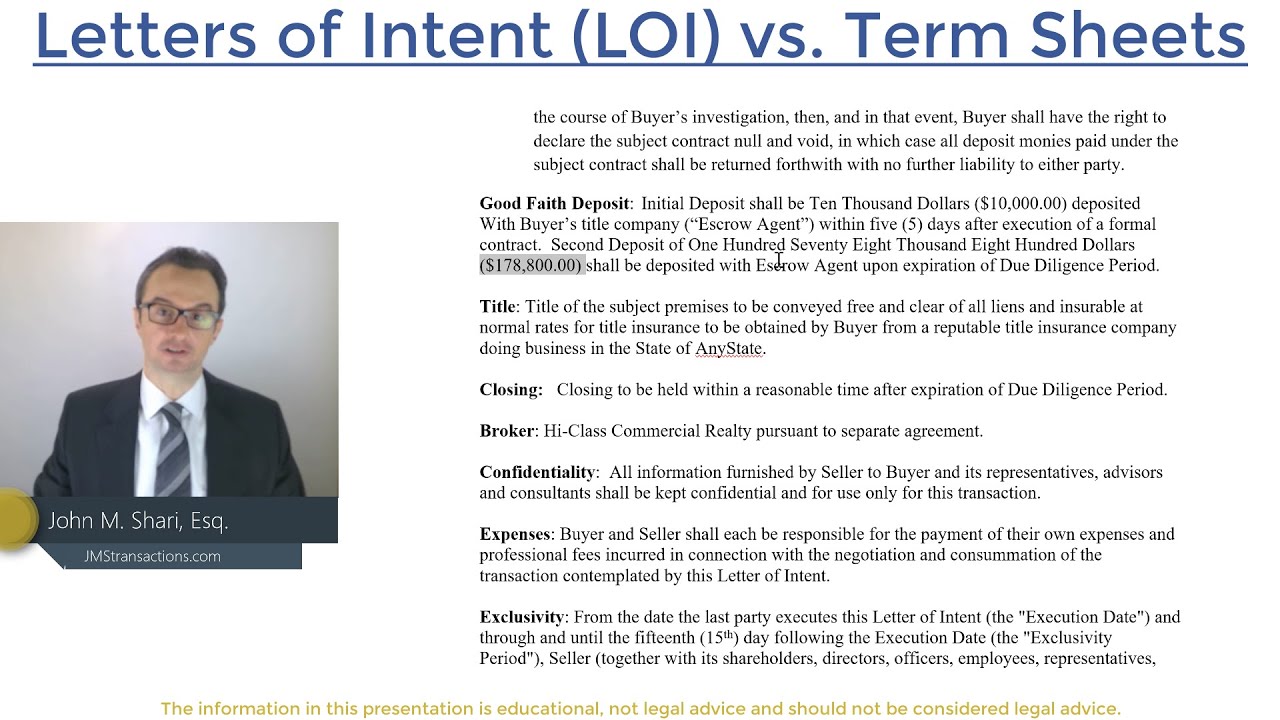 LOI vs Term Sheets 1920x1080