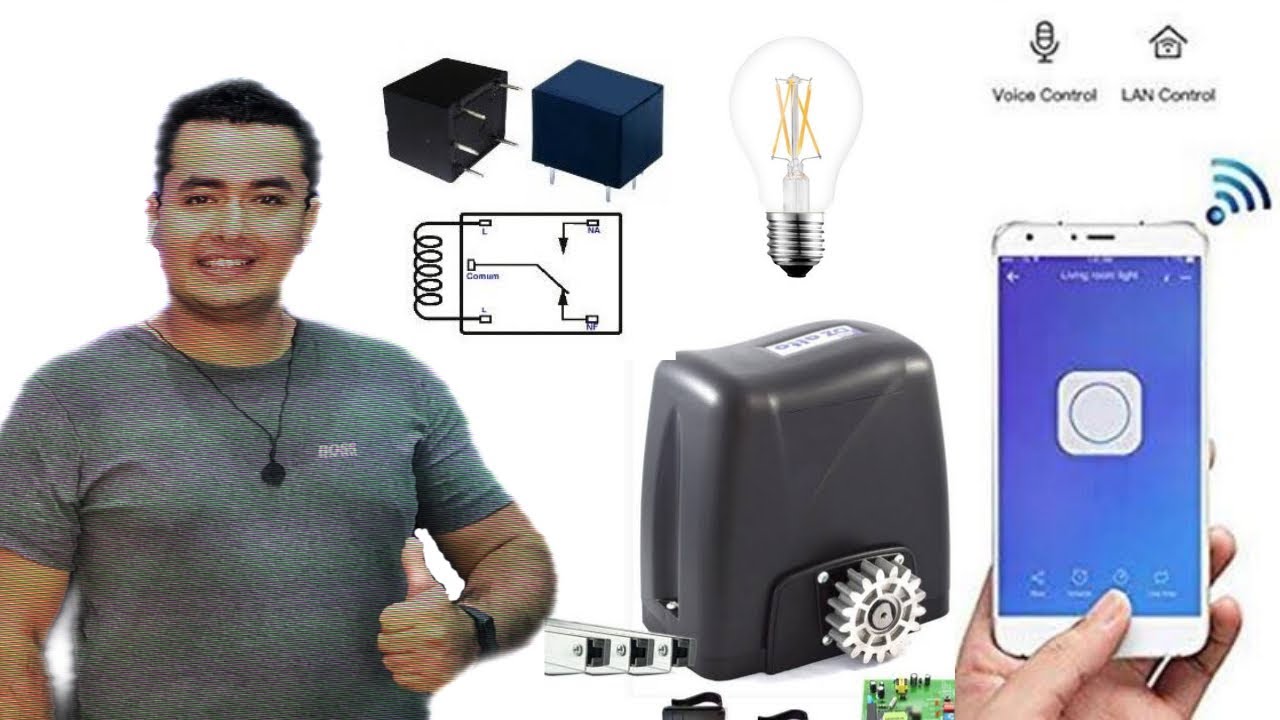 Adaptando Sonoff Mini rel&eacute; contato seco para acionar motor de port&atilde;o