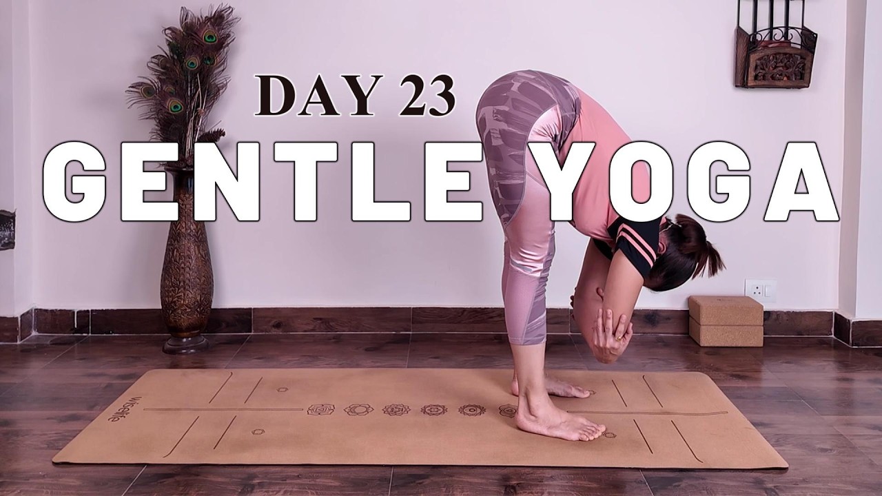 Day 23 | 30-Day Gentle Yoga Challenge | Beginner Friendly