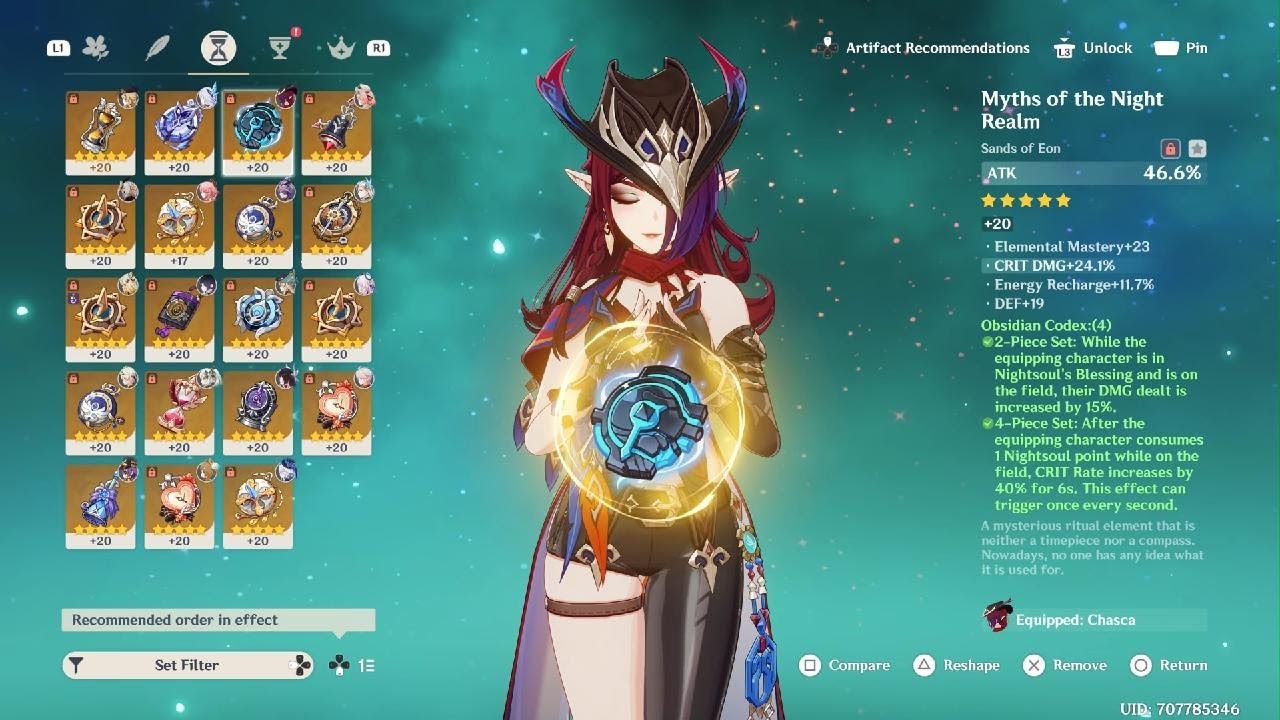 Genshin Impact I wanna see sub stat changing