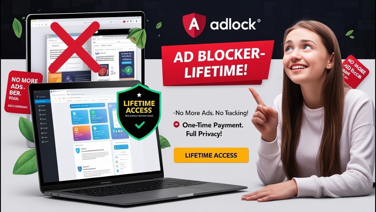 AdLock Ad Blocker Review &ndash; LIFETIME Subscription Deal 🚫 Ads Everywhere? FIXED!