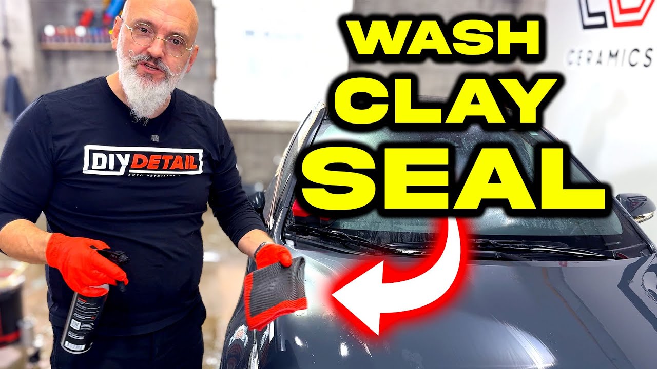 The HYBRID Wash Clay & Seal Method?! Simple guide for shiny, protected paint