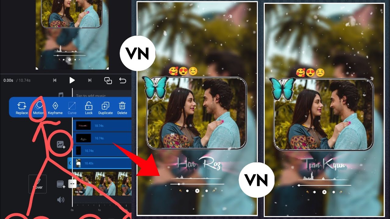 How To Edit Green Screen layric video || Only one click main 📽️ || #vnvideoeditor #vn #sohanthakur