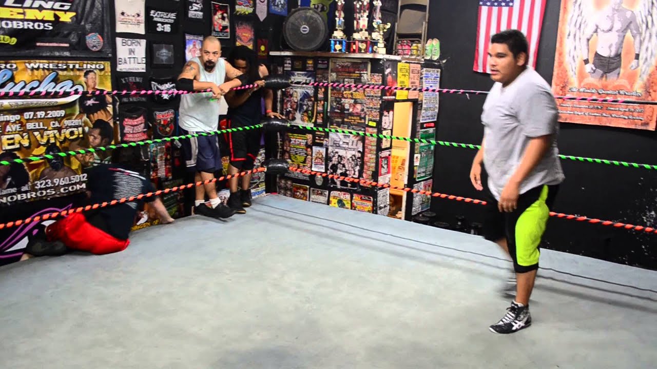 Neck Breakers at Pro Wrestling School Santino Bros