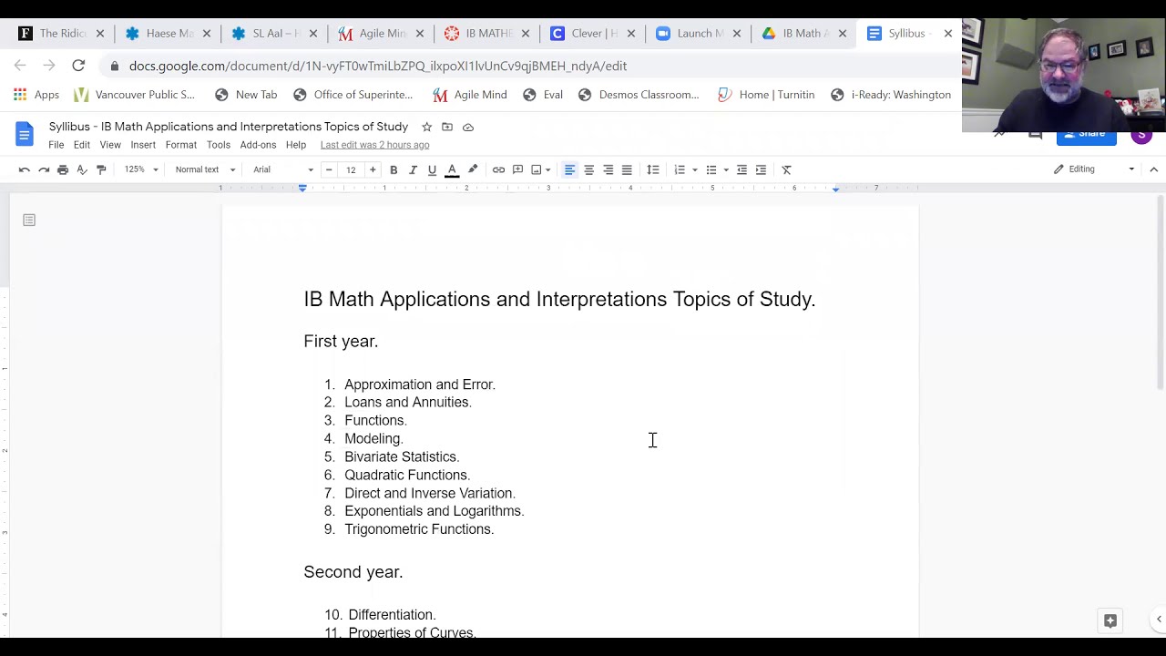 IB Mathematics Applications and Interpretations