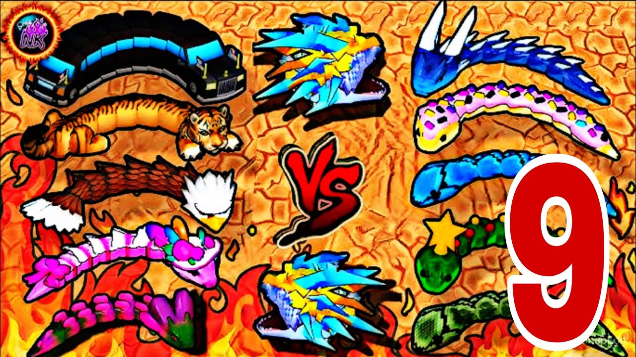 OMG! PRO SNAKES FOUND RARE SNAKES POINT 🐍 BEST SNAKE CLASH GAMEPLAY 🐍 #snakeio #9