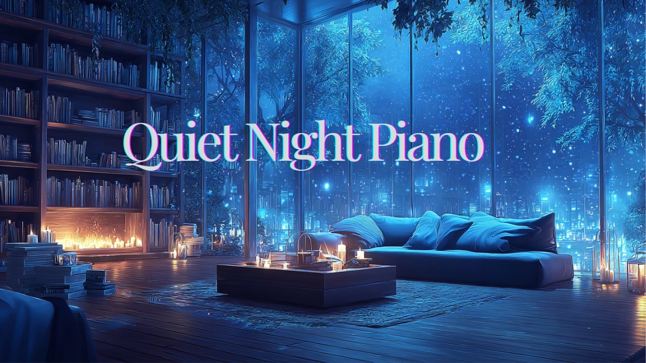 【ピアノBGM】静かな夜のピアノBGM｜夜更けの静かな場所 | Relaxing Background Music | 睡眠・リラックス・勉強・作業用BGM