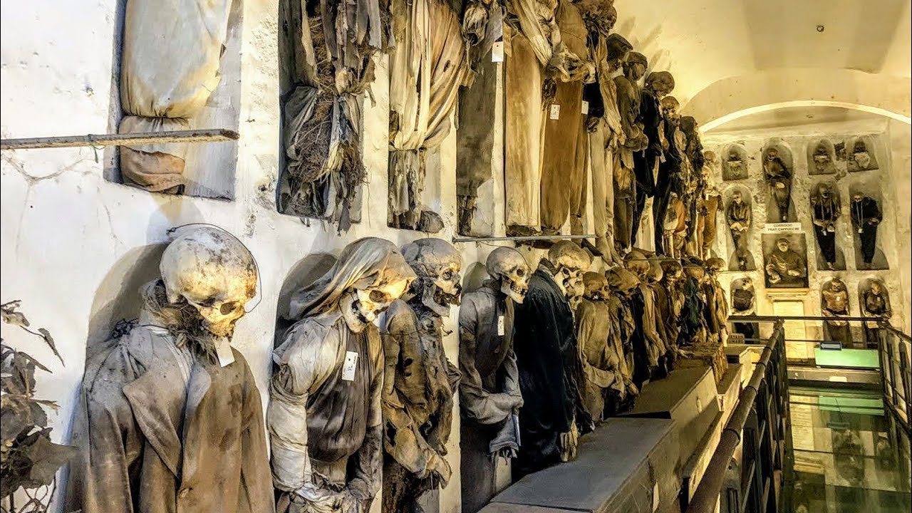 Catacombele Călugărilor Capucini.  Palermo, Sicilia,  Italia.