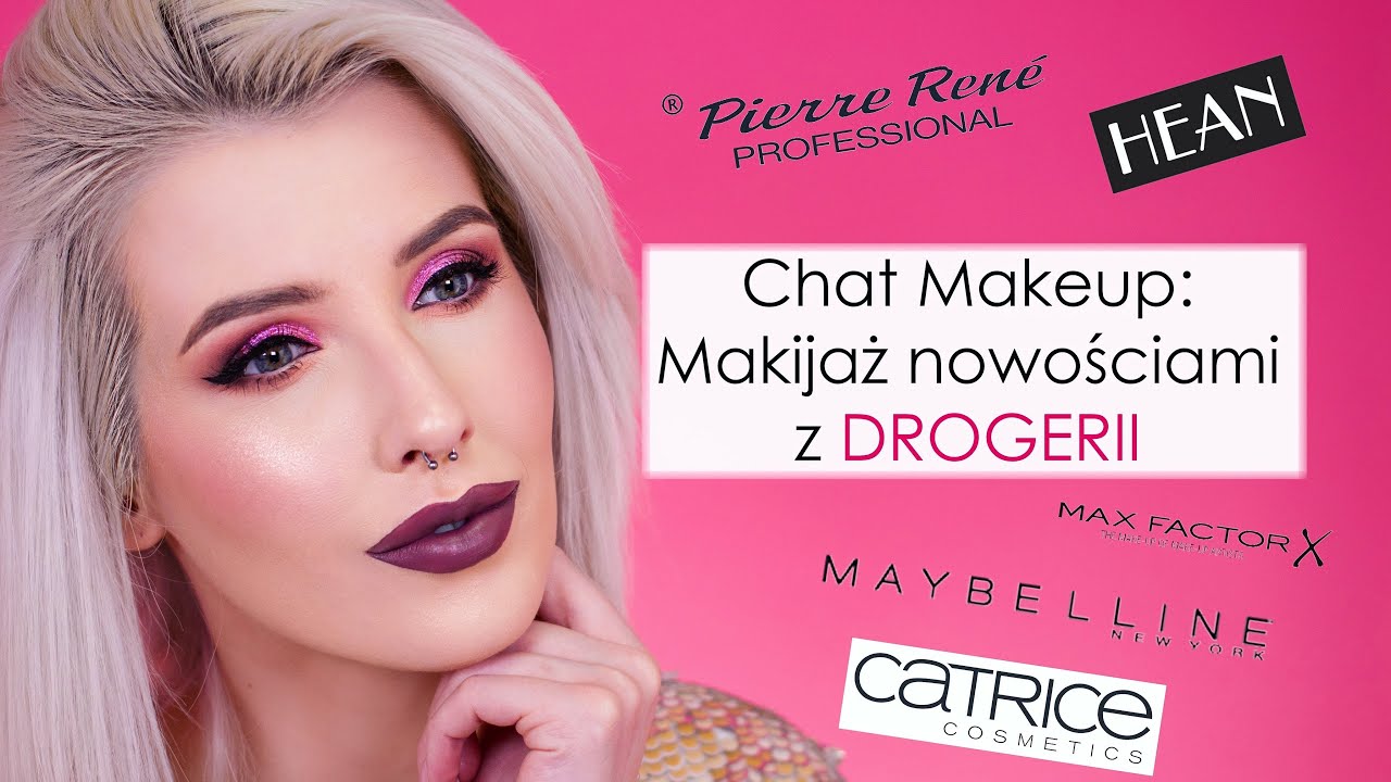 CHAT MAKEUP- MAKIJAŻ NOWOŚCIAMI Z DROGERII HEBE 🤔