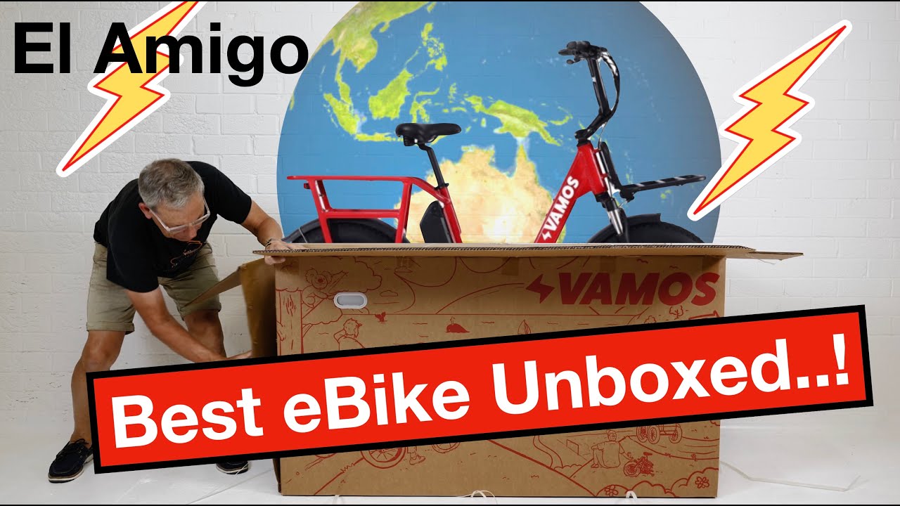 Vamos El Amigo Electric Bike Unboxing.  Is this the most useful eBike on the planet?