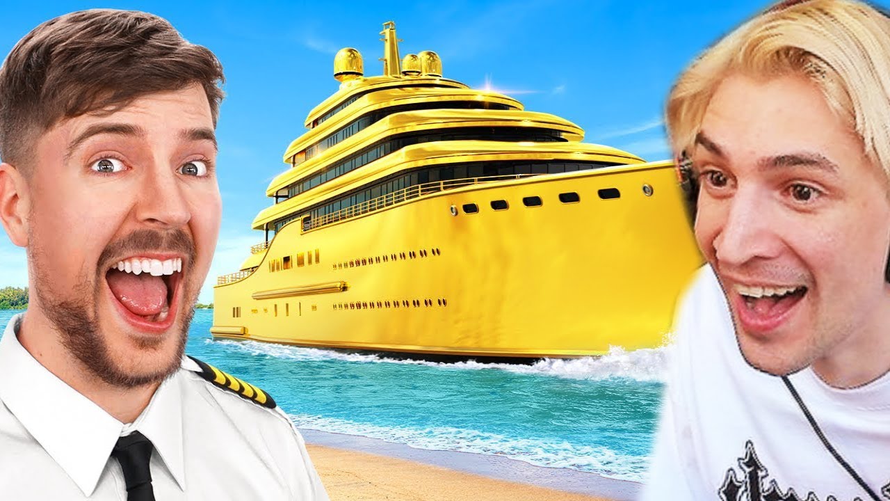 $1 vs $1,000,000,000 Yacht! | xQc Reacts to MrBeast