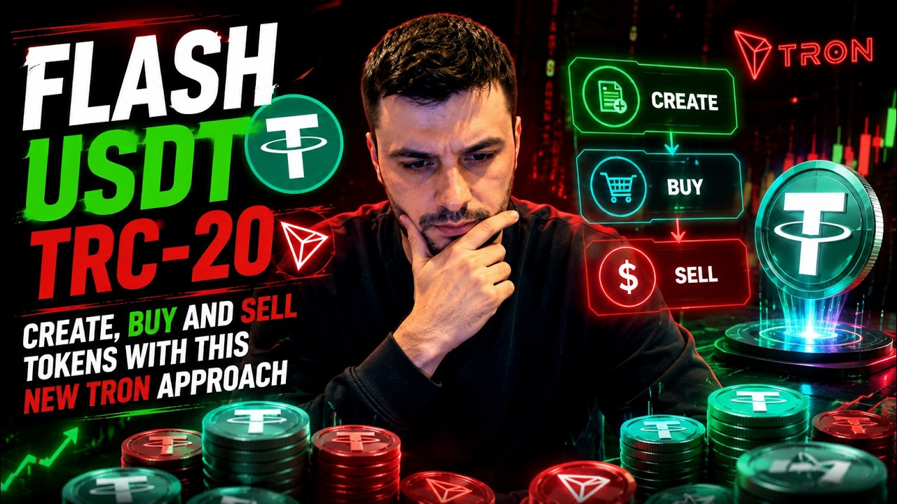 📈 Flash USDT TRC-20: Create, Buy and Sell Tokens With This New TRON Approach 📈
