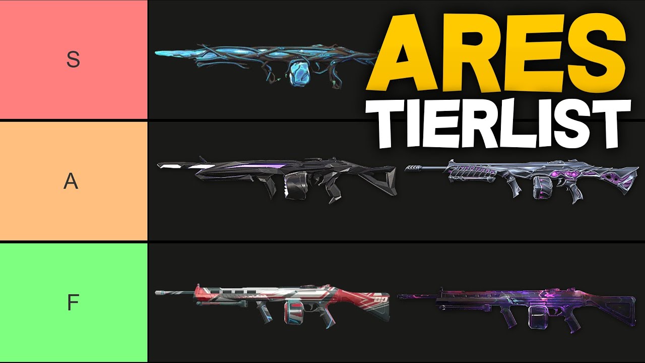 Ranking The Ares Skins #valorant #tierlist