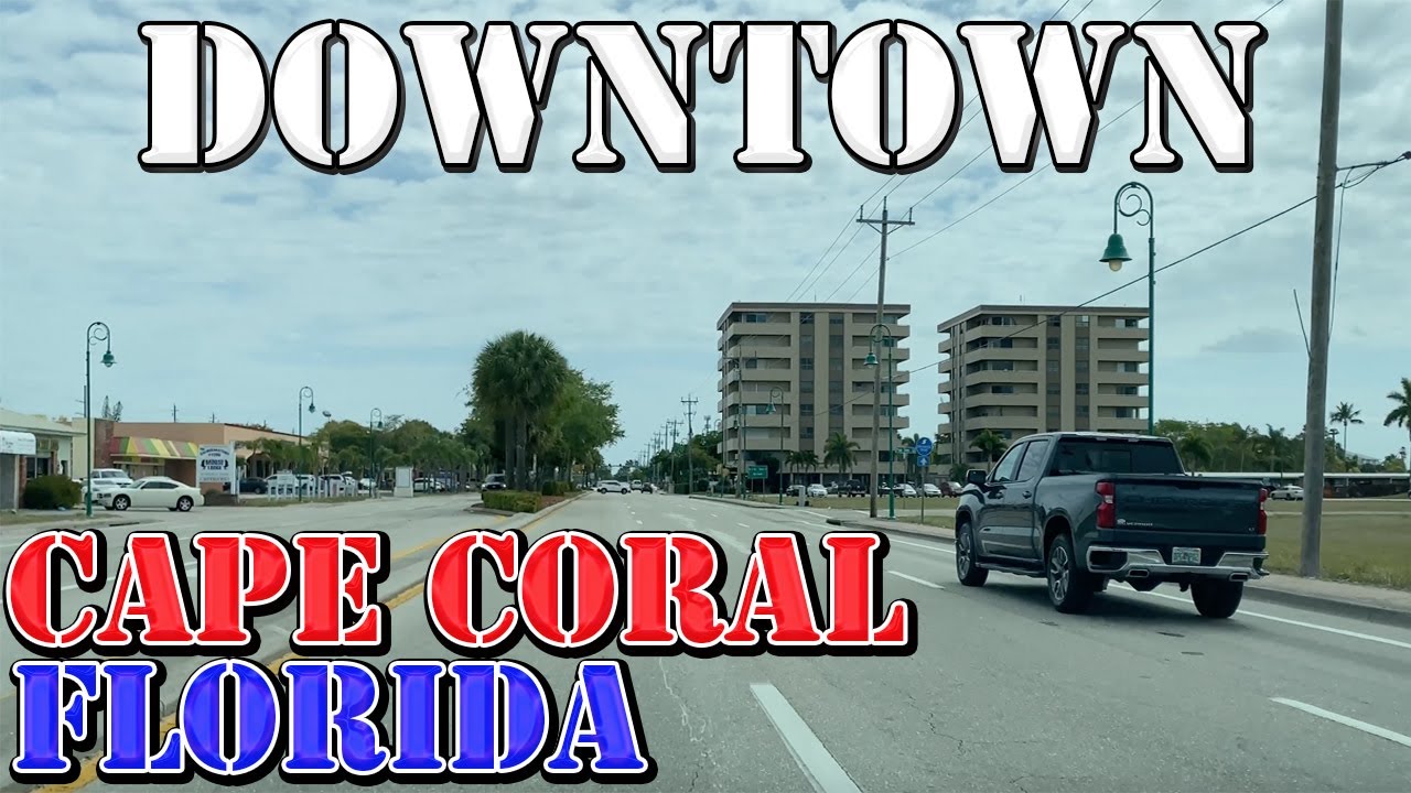 Cape Coral - Florida - 4K Downtown Drive