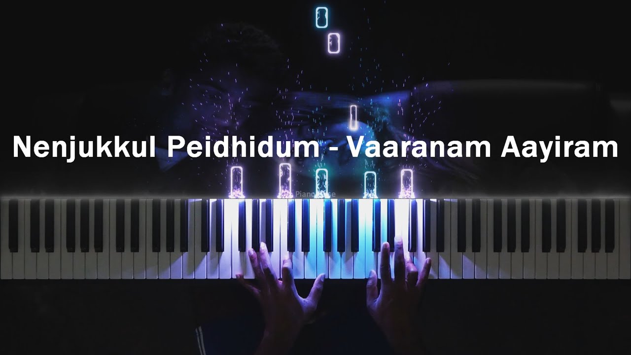 Nenjukkul Peidhidum Piano Cover | Vaaranam Aayiram | Harris Jayaraj | GVM | Surya | Piano Glise
