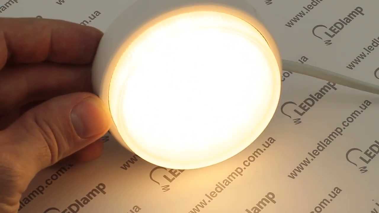 Лампа светодиодная AR111 G53 30SMD 5W  warm white)