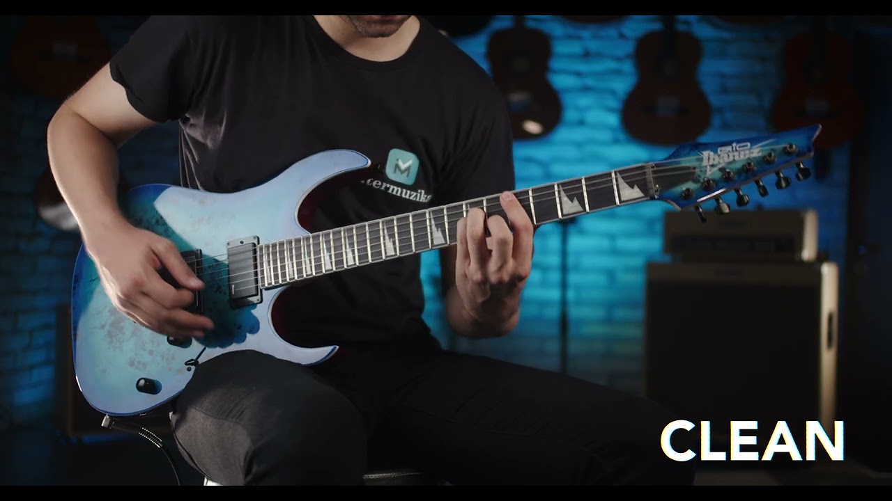 Ibanez GRGR221PA-AQB Metal Test