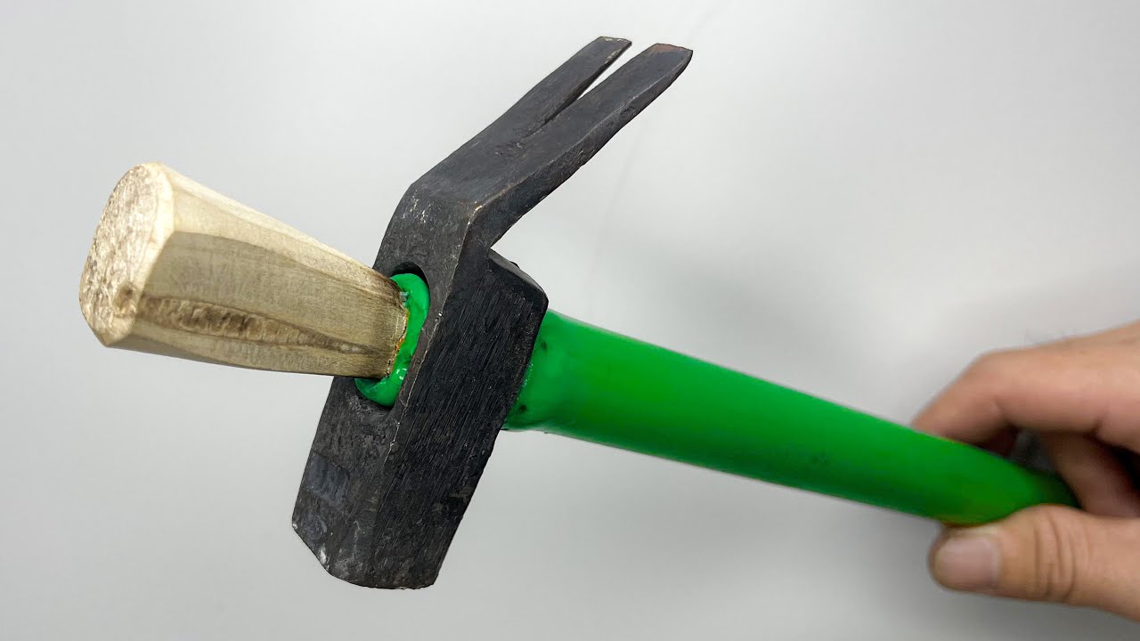 Don't Throw Away Broken Hammers! Make a Hammer Handle from Super Durable PVC Pipe