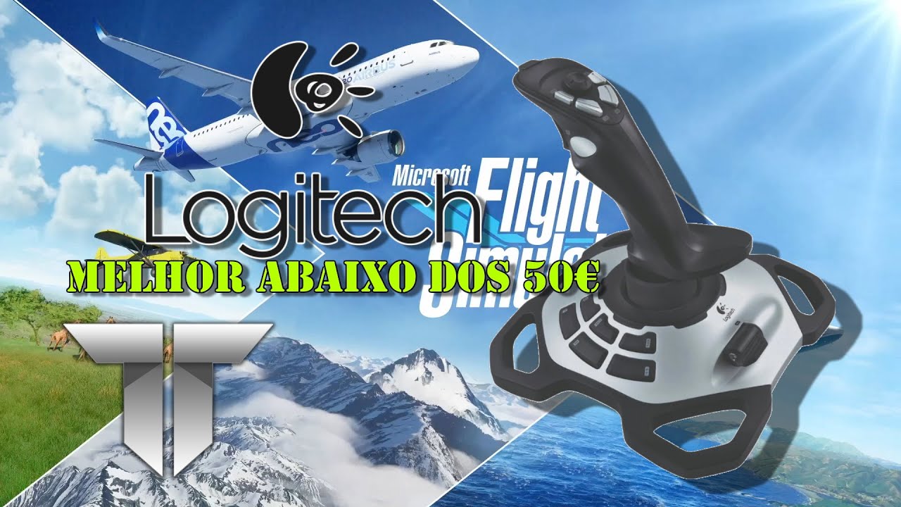 O melhor JOYSTICK de BAIXO custo para o Microsoft Flight Simulator 2020 (MSFS) Extreme 3d Pro Review