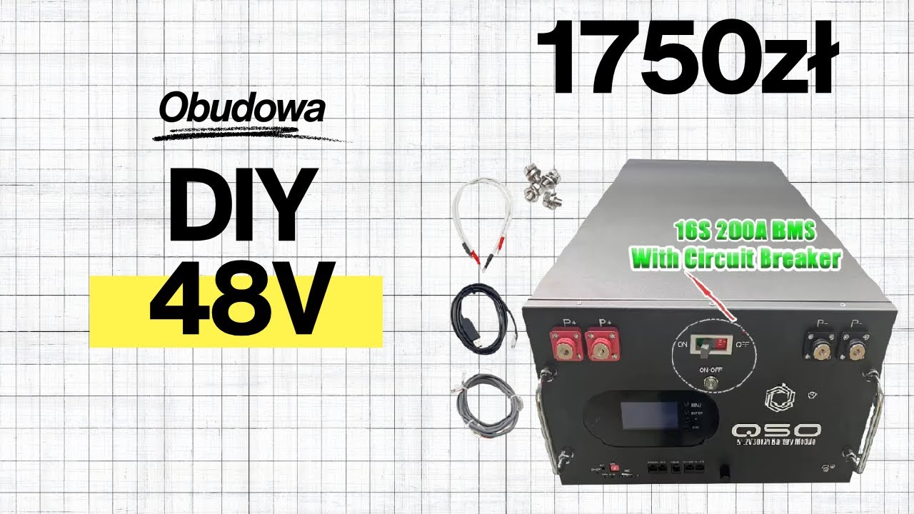 DIY Obudowa 48V z ogniwami Lifepo4 EVE LF280k i 2 gaśnicami! 🔥Od Shenzhen Qishou Wysyłka EU