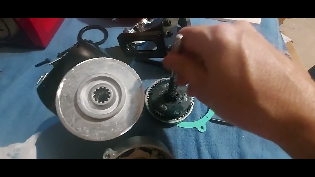 BABY DRILL WINCH tear down disassembly gear ratio Model: 500H