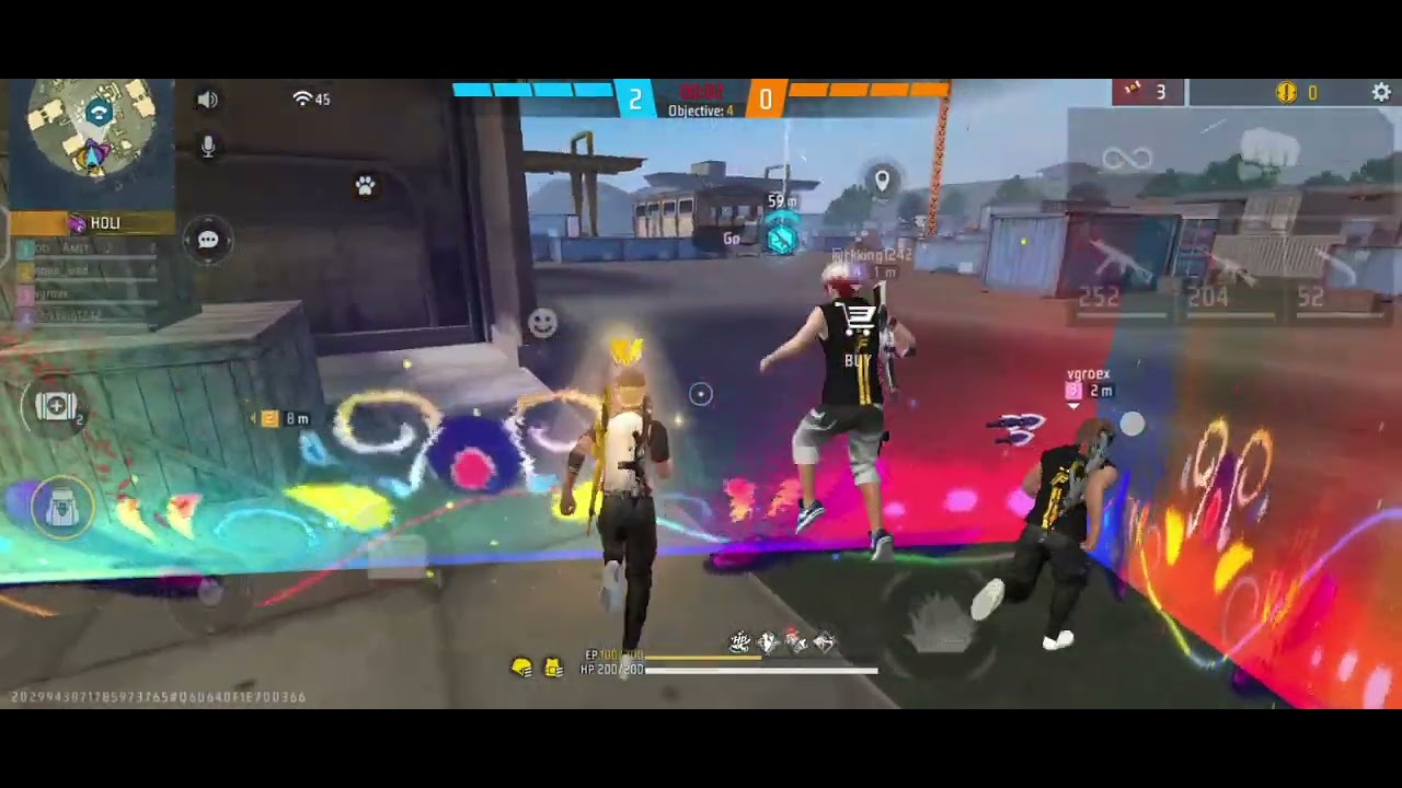 Free fire 🔥 cs rank 🙀 CREZY Game play solo v squad Booyah headshot UMP#freefire #battleroyalegame 