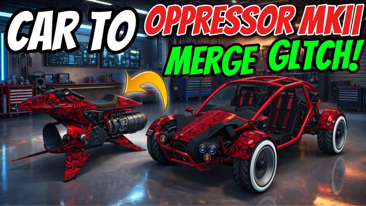 *EASY* CAR TO OPPRESSOR MK2 MERGE GLITCH! HOW TO MOD OPPRESSOR MK2 *RARE LIVERY* GTA 5 Online