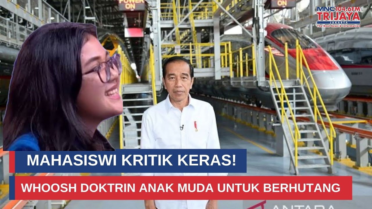 Mahasiswi Ini Kritik Proyek Whoosh! Doktrin Anak Muda Berhutang I Rakyat Bersuara