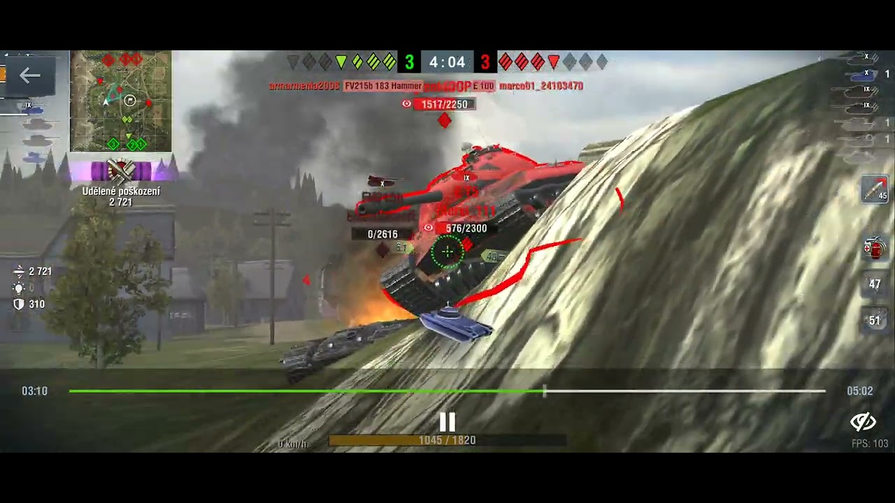 Dnešní bitva s CS 63 3,8 DAMAGE 6 KILLS