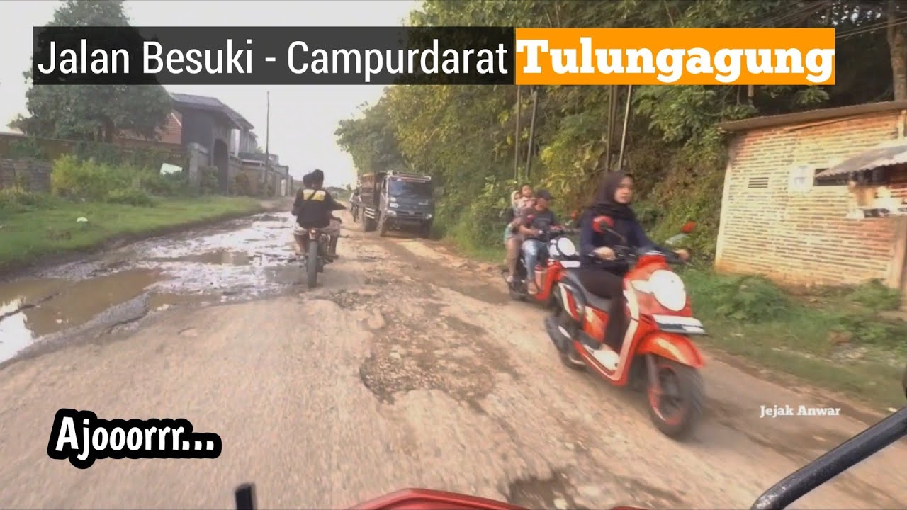 Review Jalan Kecamatan Besuki dengan Kecamatan Campurdarat Tulungagung