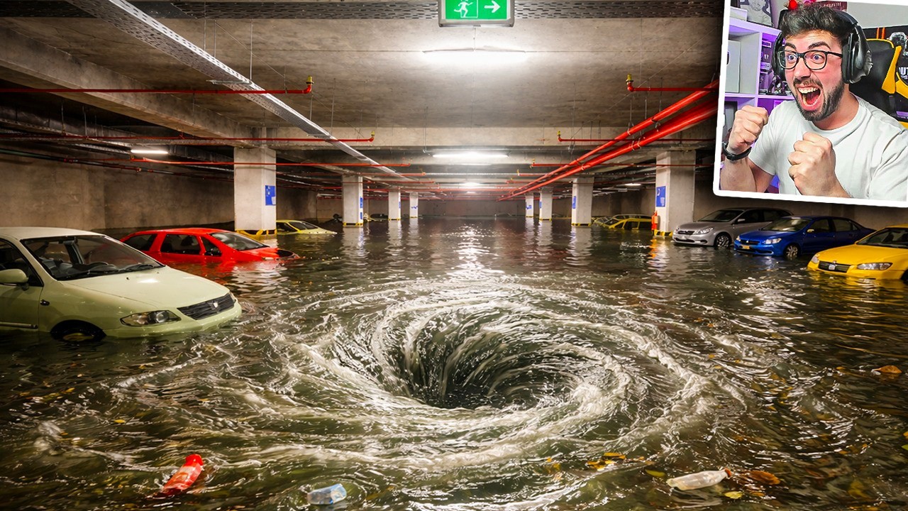 DRENANDO INUNDACIÓN de 4 METROS EN PARKING 😱 | Drain Sim
